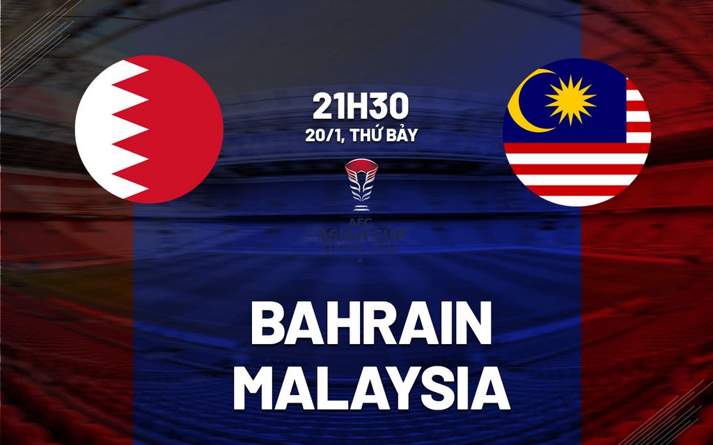 Soi kèo Bahrain vs Malaysia 21h30 ngày 20/1